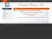 Tablet Screenshot of imagensraras.pt